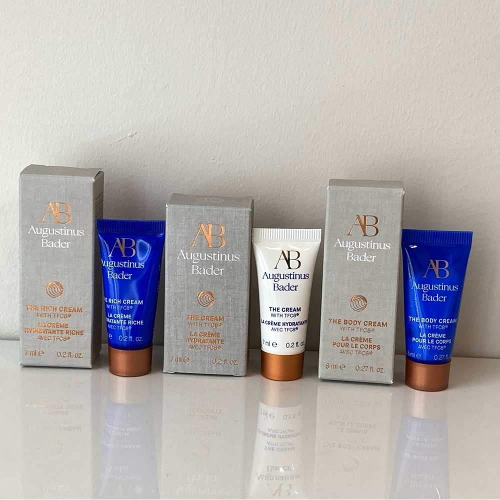 LAST CHANCE! Augustinus Bader The Cream, The Rich Cream & Body Cream Travel Set - Picture 2 of 6